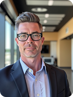 Professional AI-generated headshot example from Office Knockout collection showing professional corporate headshots - sample 3